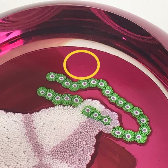 Perthshire 1977 Christmas Bells Closepack Millefiori Faceted Holiday Paperweight - Picture 12 of 14